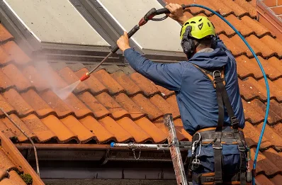 Démoussage et hydrofuge de toiture à Lévignac